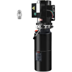 Vevor - Pompe Hydraulique ac 220 v 9,5 l Groupe Hydraulique Simple Effet Debit deHuile 6,4 L/min Max Pression de Decharge 22 MPa pour Camion a Benne