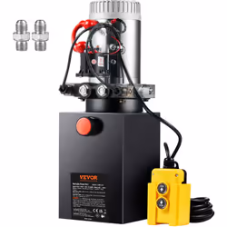Pompe Hydraulique 12 V Pompez Votre Puissance Le groupe hydraulique de VEVOR est équipé d'un robuste moteur DC 12 V d'une pui ...