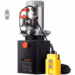 Pompe Hydraulique 12 V Pompez Votre Puissance Le groupe hydraulique de VEVOR est équipé d'un robuste moteur DC 12 V d'une pui ...