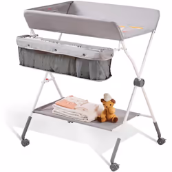 Table à Langer Pliante & Portable Notre table à langer est réglable en hauteur sur trois niveaux pour s'adapter aux parents d ...