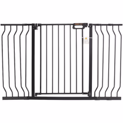 Barrière de Sécurité pour Enfants VEVOR - Gardienne de Votre Tout Petit Avec sa porte plus large, ses deux options d'installa ...