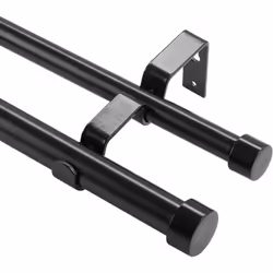 Double Tringle à Rideaux VEVOR, Idéale pour Créer le Décor de Rideaux de Vos Rêves Nos tringles à rideaux sont réglables en l ...