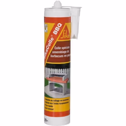 Colle spéciale assemblage - Sika - SikaColle BBQ - 500g - Beige clair - Facile à appliquer