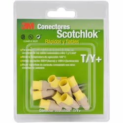 Le Connecteurs de Fils à Ressort Scotchlok™ T/Y 1-5mm² 3M™ est un connecteur avec un ressort à l'intérieur pour assurer une c ...