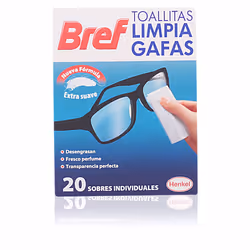 Bref lingettes nettoyantes pour lunettes 20 unités