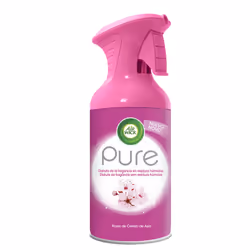 Air Wick Aérosol Pure Fleurs De Cerisiers D'asie, 250 ml, Pulvérisateur de rafraichissement d'air, Rose, Fleur, 250 ml, Pulvé ...