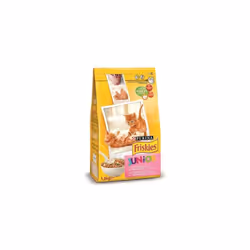 Les Purina Friskies Poulet & Amp; lait et ampli; Kittens Les l_gumes sont conЌus pour la premiЏre _tape de votre chat, aidant ...