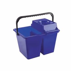 MSV Seau bibac avec essoreur, 14 L, Bleu, Polypropylène (PP), Noir, Polypropylène