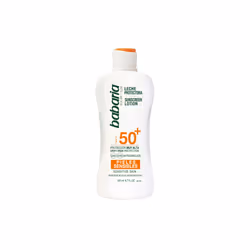 Babaria 31923, Lotion d’écran solaire, Corps, Bouteille, Anti-âge, Anti-irritation, Anti-démangeaisons, Peau sensible, 200 ml