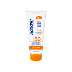 Babaria Crème Visage SPF50 Invisible, 75ml