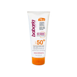 Babaria Crème Solaire Anti-Taches Et Antirides Visage SPF 50, 75ml