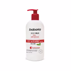 Babaria Lait corporel peau atopique aloe 400ml, Lait, Unisexe, Hydratant, Nourrissant, Protection, Peau sèche, 400 ml, Flacon ...
