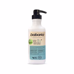 Babaria Vit B3 + body milk lait pour le corps 500 ml, Lait, Femmes, Hydratant, Adoucissant, Apaisant, Peau sensible, Tous typ ...
