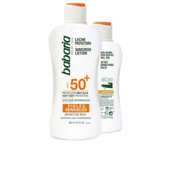Solar Piel Sensible SPF50+ Leche coffret