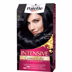 Schwarzkopf Palette Intensive, Noir, Negro Azulado, Femmes, 115 ml, Nourrissant, Longue durée, Colouring cream / colouring cr ...