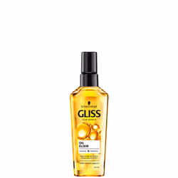 Schwarzkopf Gliss Oil Elixir, Huile de cheveux, 75 ml, Femmes, Tous types de cheveux, Nutrition, Brillant, Adoucissant, Huile ...