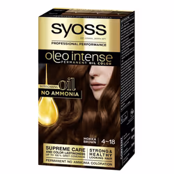 SYOSS Olio Intense Mokka Brown 4-1, Marron, 4-1, Mokka Brown, Femmes, 115 ml, Tous types de cheveux