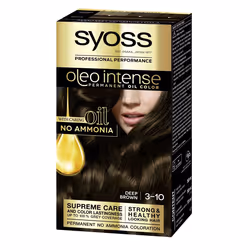 SYOSS Olio Intense Deep Brown 3-10, Marron, 3-10, Deep Brown, Femmes, 115 ml, Tous types de cheveux