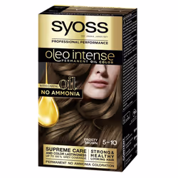 SYOSS Olio Intense Frosty Brown 5-10, Marron, 5-10, Frosty Brown, Femmes, 115 ml, Tous types de cheveux