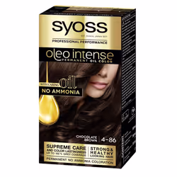 SYOSS Olio Intense Chocolate Brown 4-86, Marron, 4-86, Chocolate Brown, Femmes, 115 ml, Tous types de cheveux