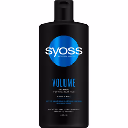 SYOSS VOLUME, 440 ml, Shampoing, Cheveux fins, Volumisant, Bouteille, 48 h