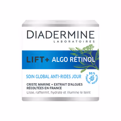 DIADERMINE Lift+ Algo Rétinol Soin Global Anti-Rides Jour 50ml, Crème de jour, Femmes, Visage, Anti-âge, Anti-rides, Raffermi ...