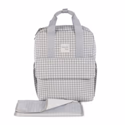 Walking Mum Sac A Dos I Love Vichy Gris (Iv), 280 mm, 120 mm, 370 mm