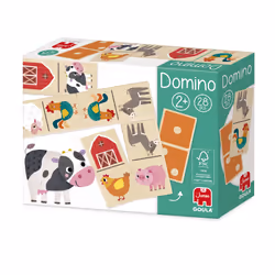 Jumbo GOULA Domino Farm, Enfants, Bois, Garçon/Fille, 2 an(s), 5 an(s), Multicolore
