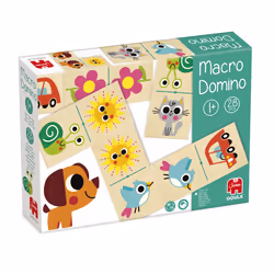 Jumbo GOULA Macro Domino, Enfants, Bois, Garçon/Fille, 1 an(s), 5 an(s), Multicolore