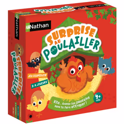 Nathan Surprise au poulailler, Jeu de cartes, Jeu de chance, 2 an(s), 10 min