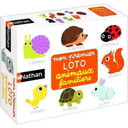 Nathan Mon premier loto animaux familiers