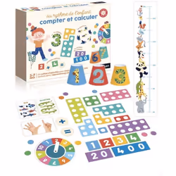 Nathan Au rythme de l’enfant - Compter et calculer, 3 an(s), Multicolore