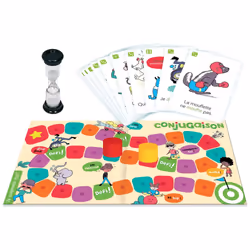 Nathan Conjuguaison, Jeu de société, Trivia, 8 an(s), Edition de voyage, 10 min, Jeu familial