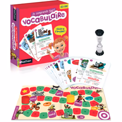 Nathan Vocabulaire, Jeu de société, Trivia, 8 an(s), Edition de voyage, 10 min, Jeu familial