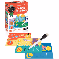 Nathan J'écris les lettres, 3 an(s), Multicolore