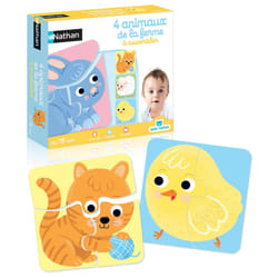 Nathan 31437 puzzle Jeu de puzzle 3 pièce(s) Animaux