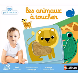 Nathan les Animaux à Toucher, 1 an(s), Multicolore