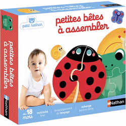 Nathan Petites Bêtes à Assembler, 2 pièce(s), Animaux, 1,5 an(s)