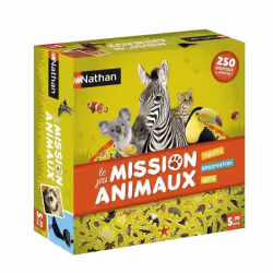 Nathan Mission Animaux, Jeu de société, Motricité fine (dextérité), 5 an(s), 15 min, Jeu familial