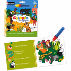 Nathan Coloréo - Jungle, Garçon/Fille, Marqueur inclus, Livre/album de coloriage