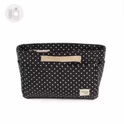 Walking Mum Neceser Emily (Em), Trousse de toilette, Beige, Noir, Motif, 230 mm, 120 mm, 160 mm