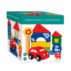 Goula Pack Construction 26 pcs, Jeu de construction, 1 an(s), Bois, 26 pièce(s), 700 g