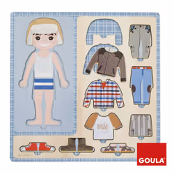 Goula Petit garçon s'habille