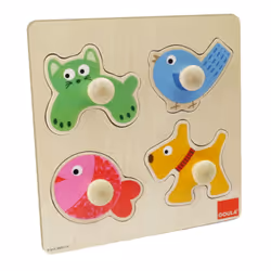 Goula Puzzle animaux domestiques, 4 pièce(s), Animaux, 1 an(s)