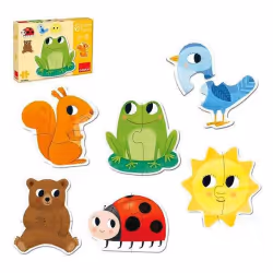 Goula 6 Form Puzzles, 2 pièce(s), Animaux, 2 an(s)