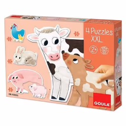 Goula Puzzle XXL Mamans et Bébés, 2 pièce(s), Animaux, 2 an(s)