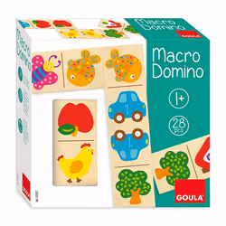 Goula Macro Domino, Petite enfance, Bois, Garçon/Fille, 1 an(s), Multicolore, Chine