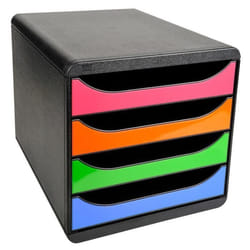 Exacompta 310498D unité de tiroir de bureau Noir