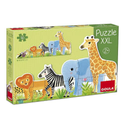 Goula - Puzzle Xxl Jungle Du Plus Petit Au Plus Grand
