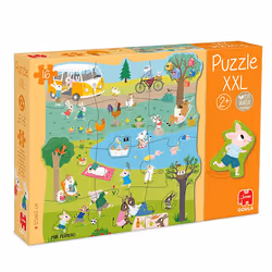 Goula Puzzle XXL Une journée à la campagne, 16 pièce(s), Dessins animés, 2 an(s)